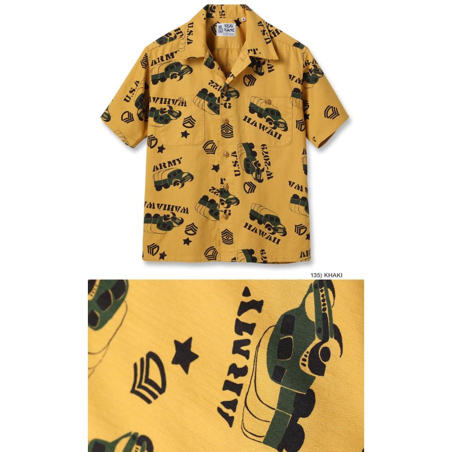 SUN SURF SURF（サンサーフ） COTTON HERRINGBONE OPEN SHIRT “ARMY