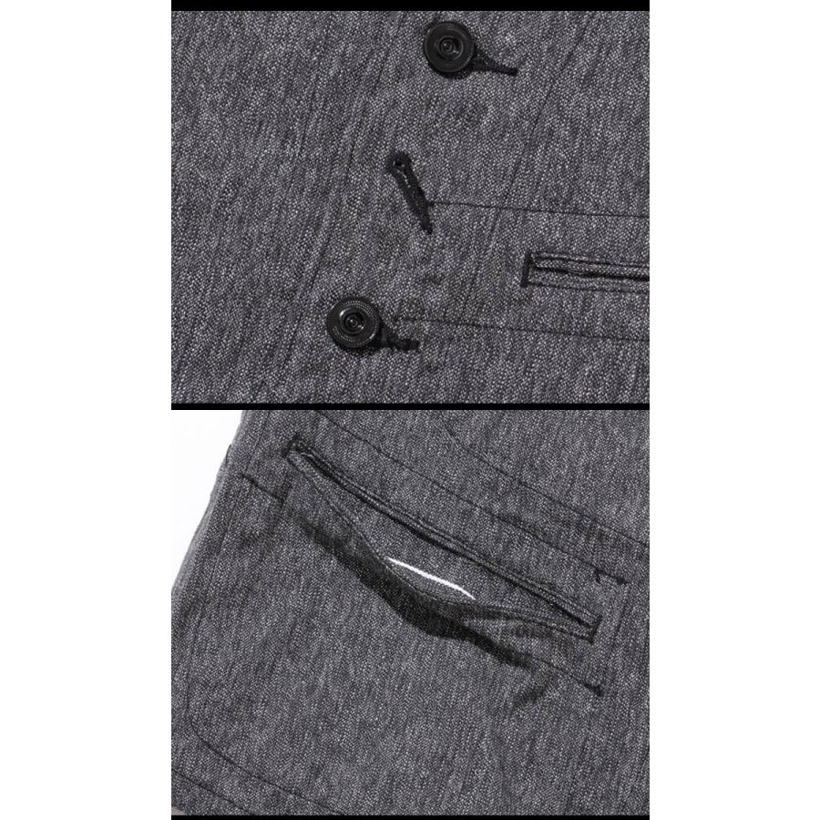 SUGAR CANE & Co.（シュガーケーン） 9oz. BLACK COVERT WORK VEST