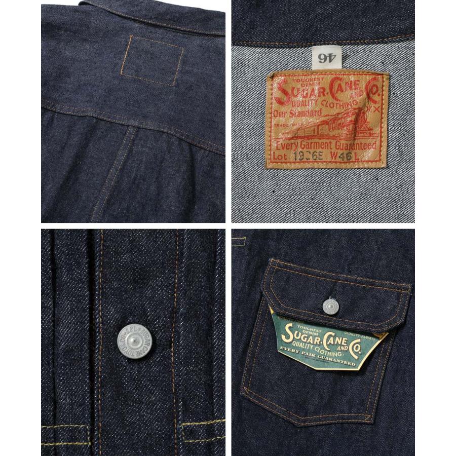 SUGAR CANE & Co. 13oz. DENIM BLOUSE 1936 MODEL (T-BACK) SC11936Tの画像