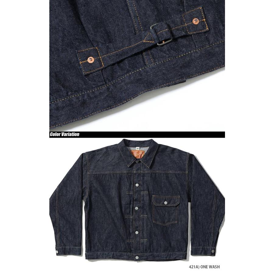 SUGAR CANE & Co. 13oz. DENIM BLOUSE 1936 MODEL (T-BACK) SC11936Tの画像