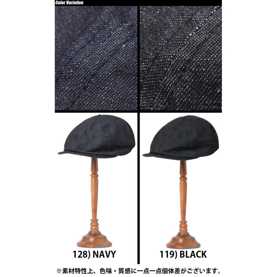 SUGAR CANE & Co.（シュガーケーン） 10oz. DENIM APPLEJACK CAP