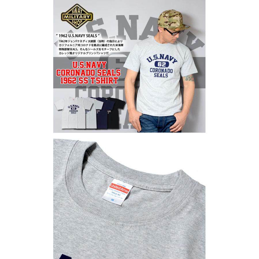 SWAT ORIGINAL U.S NAVY CORONADO SEALS 1962 半袖 Tシャツ メール便 