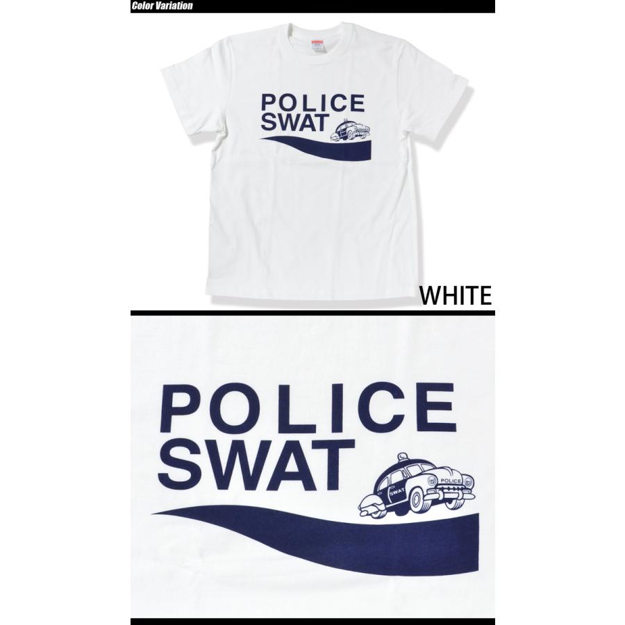 SWAT ORIGINAL（スワットオリジナル） POLICE SWAT PRINT T-SHIRT ポリス スワット プリント Tシャツ 【メール便】｜swat｜05