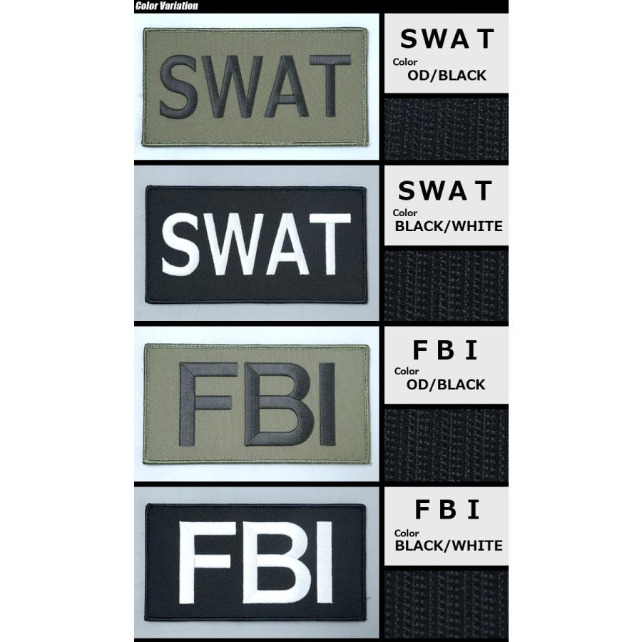 SWAT ORIGINAL（スワットオリジナル） ポリスパッチ 刺繍 ベルクロ付き 【メール便】｜swat｜05