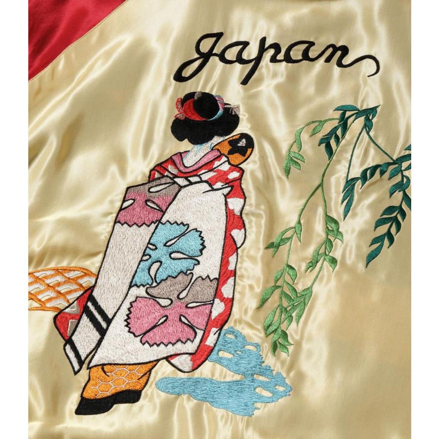 TOYO ENTERPRISE Early 1950s Style Acetate Souvenir Jacket “USS PRINCETON” × “MAIKO” TT15877-219の画像