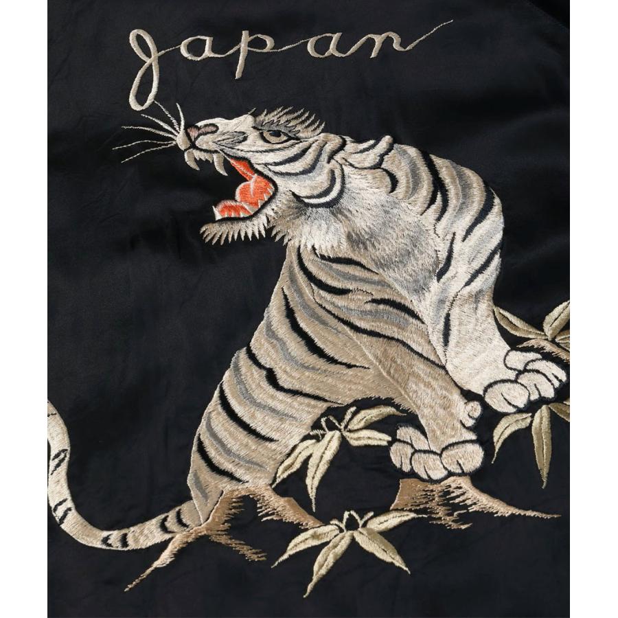 TOYO ENTERPRISE Late 1940s Style Acetate Souvenir Jacket KOSHO & CO. Special Edition “WHITE TIGER” × “JAPAN MAP” TT15912の画像