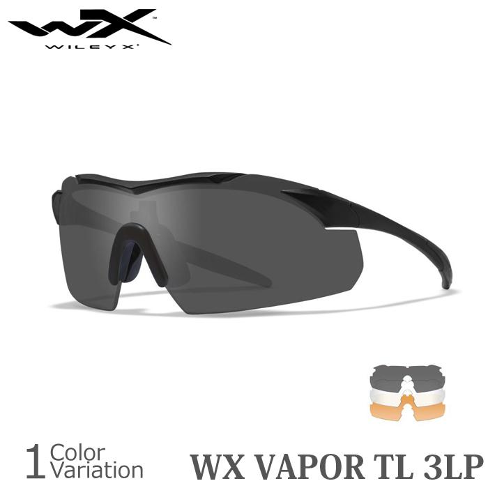 【どなるど】WILEY X WX VAPOR ゴーグル 3レンズ交換レンズ WILEY X（ワイリーエックス） WX VAPOR TL BK 3LP スモーク/クリアー