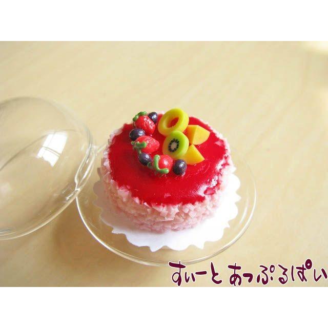 クリックポスト可 ミニチュア ホールケーキ レッドベリーカクテル IDSMCK-07 ドールハウス用