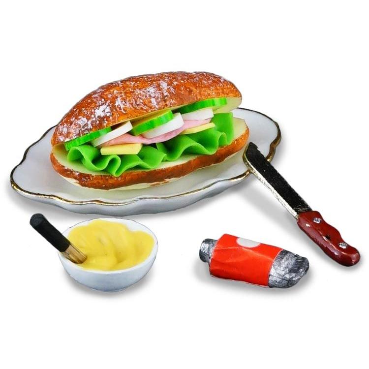 ミニチュア ロイターミニチュア サンドイッチ RP1710-5 ドールハウス用