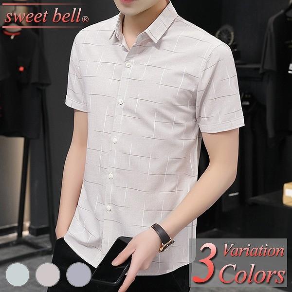 カジュアルシャツ メンズ シャツ 半袖 柄 夏 おしゃれ 白シャツ オックスフォード シャツ ボタンダウン ワーク ネル リネン アメカジ ダンガリー チェック U 8551p33a Sweet Bell メンズ店 通販 Yahoo ショッピング