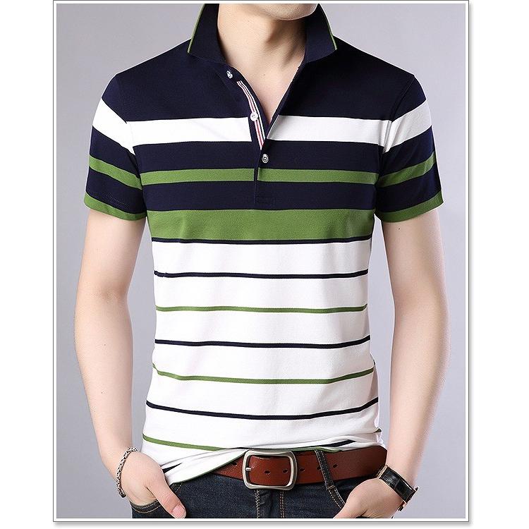 ポロシャツ メンズ 半袖 40代 50代 柄 ゴルフ カットソー 父の日 綿 春 夏 白 黒 ホワイト ブラック 半袖ポロ おしゃれ U1d210 T2147p55a Sweet Bell メンズ店 通販 Yahoo ショッピング