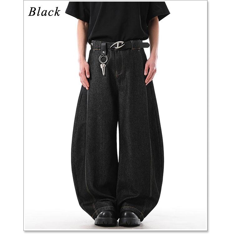 SURT × BIG JOHN ワイドパンツ　バギーデニム　カーブパンツ CASPER JOHN（キャスパージョン）の「Wide buggy denim/ワイド