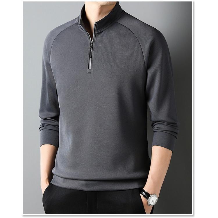 新品 チルコロ 長袖ポロシャツ トップス プルオーバー ベージュ メンズMサイズ llt2.jpg