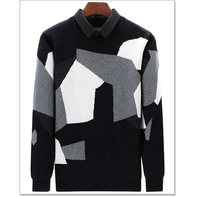 セーター メンズ ニット ウール 春 秋 冬 襟付き おしゃれ ブランド ビジネス カジュアル 40代 50代にも好評【Men&rsquo;s セーター特集】商品情報から&darr;