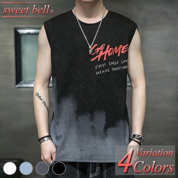 タンクトップ メンズ ノースリーブ 筋トレ トレーニング ジム スポーツ カットソー Tシャツ コットン 春 夏 袖なし 大きいサイズ 小さいサイズ ランキング総合1位