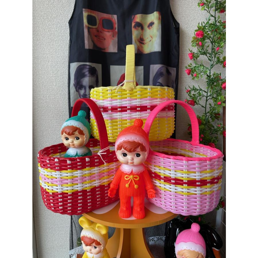ベビーカゴ「ひとみちゃん」 昔ながらの買い物かご 【竹日の丸印