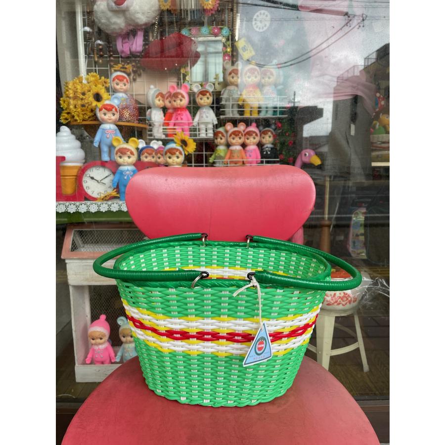 大きいひとみちゃん」 昔ながらの買い物かご 【竹日の丸印】手作り
