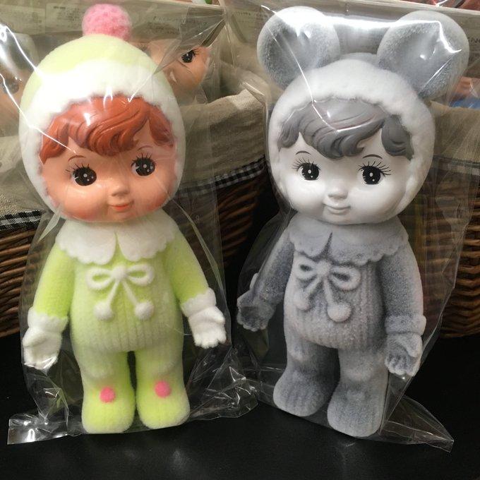 フロッキー加工チャーミーちゃん・もえぎ : レトロスタイル雑貨店