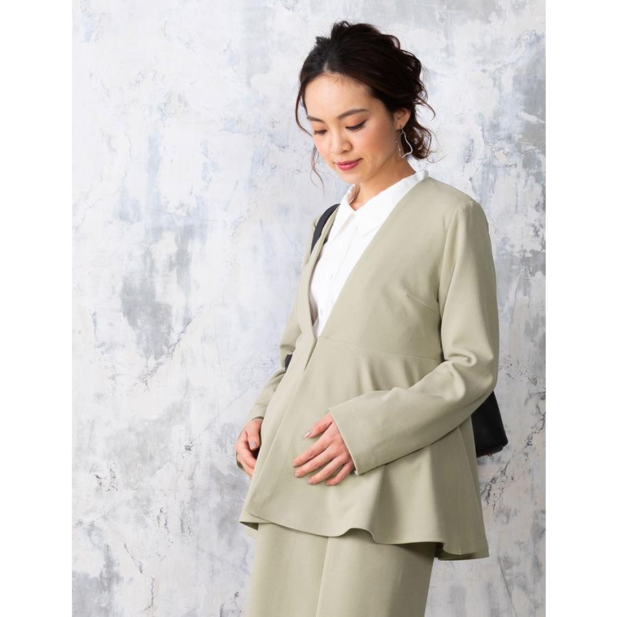 SweetMommy（スウィートマミー） マタニティ 服 ジャケット ノーカラー