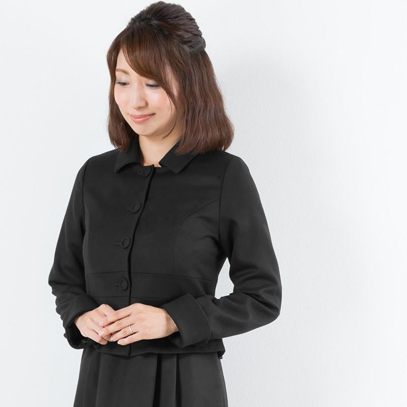 マタニティ 服 ジャケット マタニティ フォーマル 長袖 メリノウール ブラックフォーマル 授乳服 ママスーツ 人気_12
