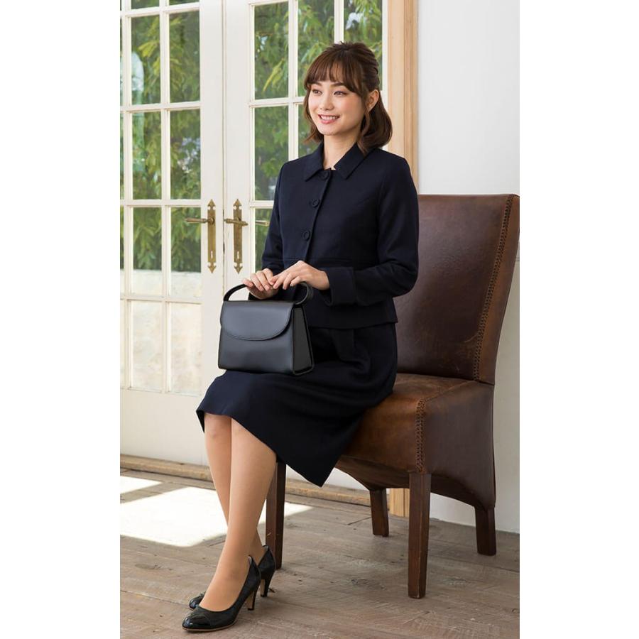 マタニティ 服 ジャケット マタニティ フォーマル 長袖 メリノウール ブラックフォーマル 授乳服 ママスーツ 人気_2