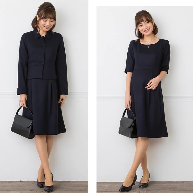 マタニティ 服 ジャケット マタニティ フォーマル 長袖 メリノウール ブラックフォーマル 授乳服 ママスーツ 人気_7