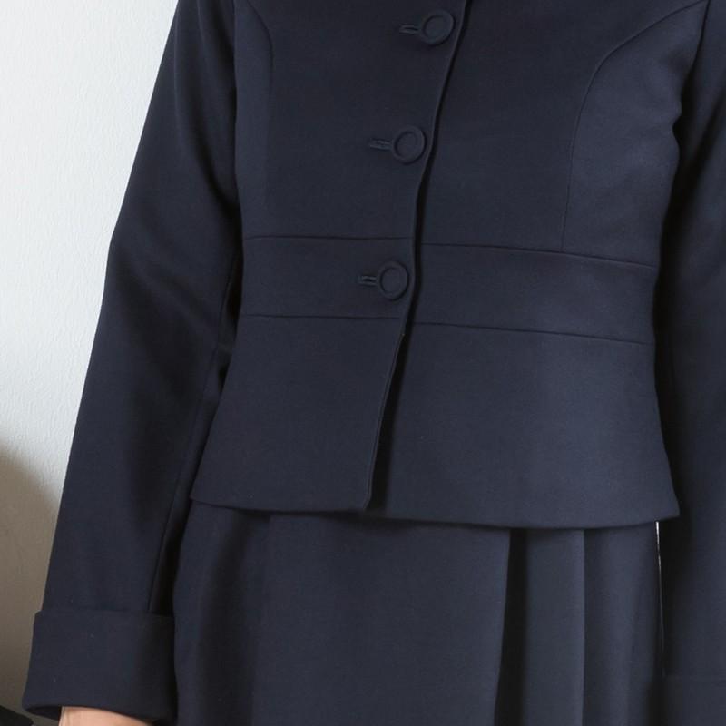 マタニティ 服 ジャケット マタニティ フォーマル 長袖 メリノウール ブラックフォーマル 授乳服 ママスーツ 人気_9