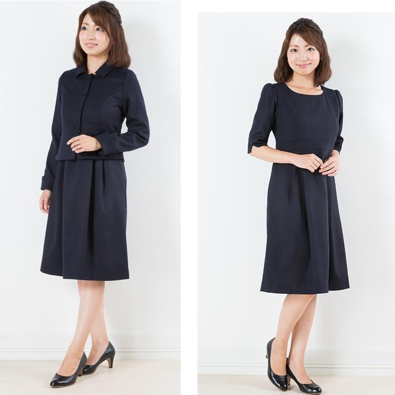 マタニティ服 フォーマル マタニティワンピース 授乳服 メリノウール ブラックフォーマル ママスーツ 人気 試着可_12