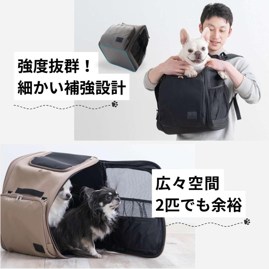 おねこさまおいぬさまのキャリーバック　グレーです ONEKOSAMA OINUSAMA（おねこさま・おいぬさま） 犬 リュック 空調