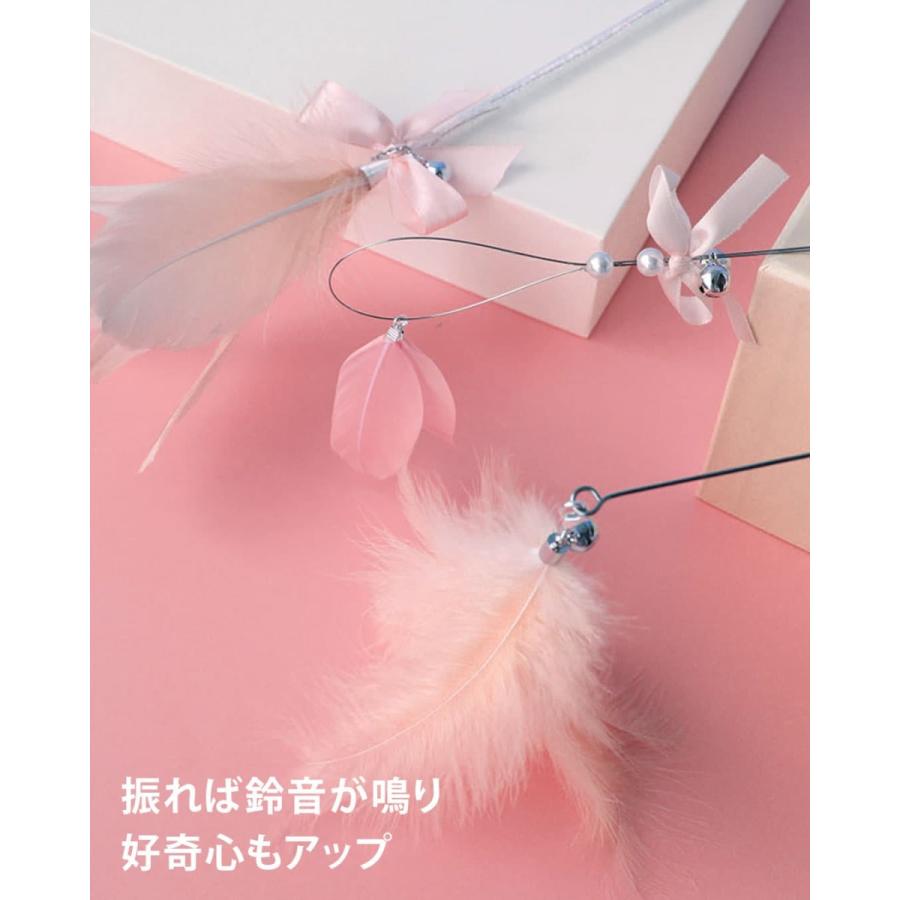 ONEKOSAMA OINUSAMA 猫じゃらし 丈夫 羽 3本セット 猫おもちゃ ONEKOSAMA OINUSAMA 猫じゃらし 丈夫 羽 3本セット 猫おもちゃ