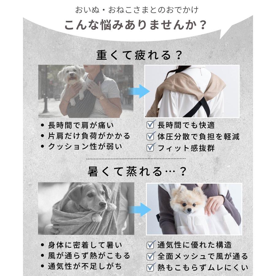 ONEKOSAMA OINUSAMA（おねこさま・おいぬさま） 犬 スリング ペット 暑
