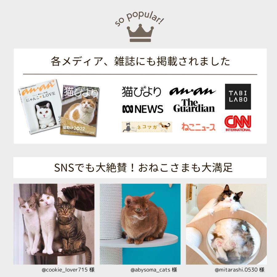 ONEKOSAMA OINUSAMA（おねこさま・おいぬさま） キャットタワー