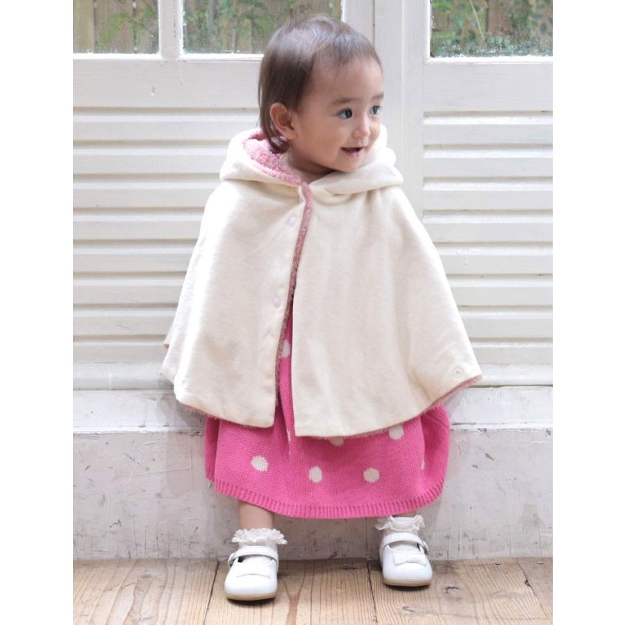 SweetMommy（スウィートマミー） ベビー ポンチョ マント ボア