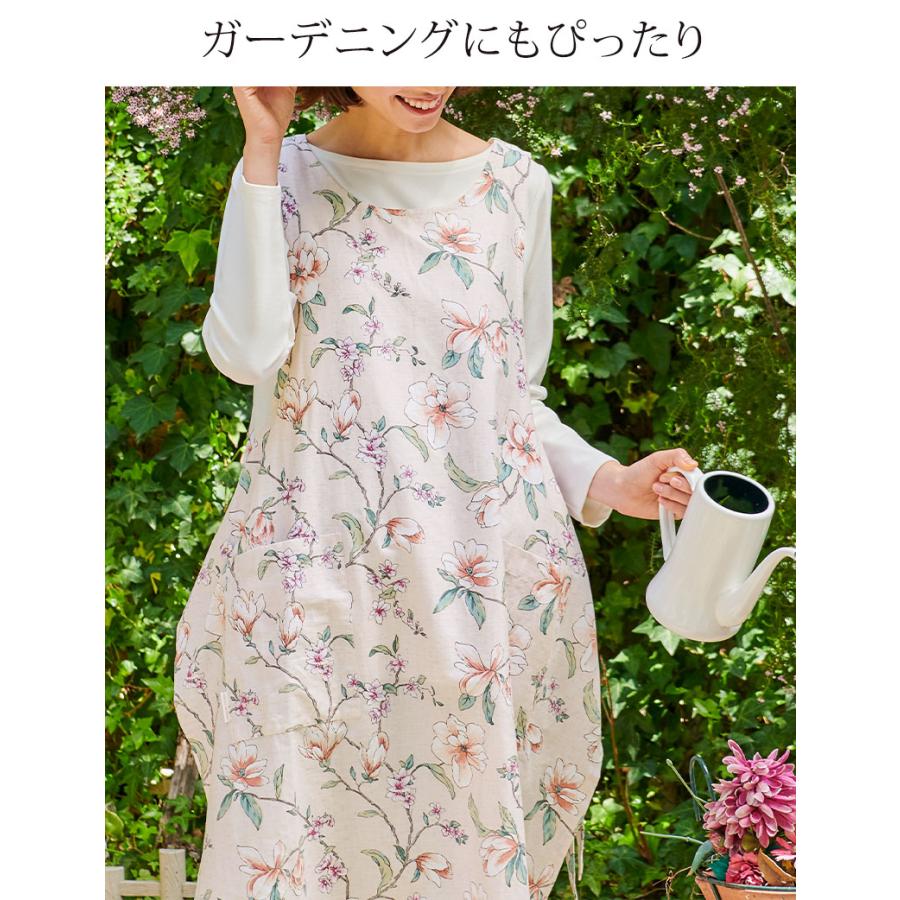 母の日 母の日ギフト プレゼント エプロン おしゃれ ワンピース 4WAY