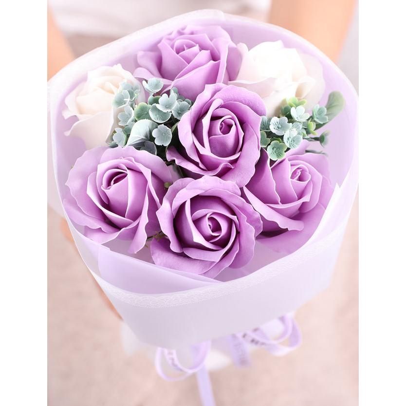 プレゼント 花 ギフト ソープフラワー ブーケ 花束 石鹸 造花 アロマ