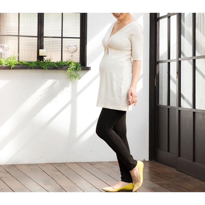 マタニティ 服 インナー ワンピース カシュクール ロング丈 授乳服 ノースリーブ 透け防止 So 授乳服とマタニティ服のsweetmommy 通販 Yahoo ショッピング