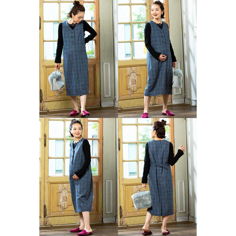 お買い求めしやすい価格 マタニティ 服 ワンピース チェック ジャンパースカート 授乳服 妊婦服 マタニティワンピース ジャンスカ 通勤 オフィス 安い かわいい 全国宅配無料 Diquinsa Com Mx