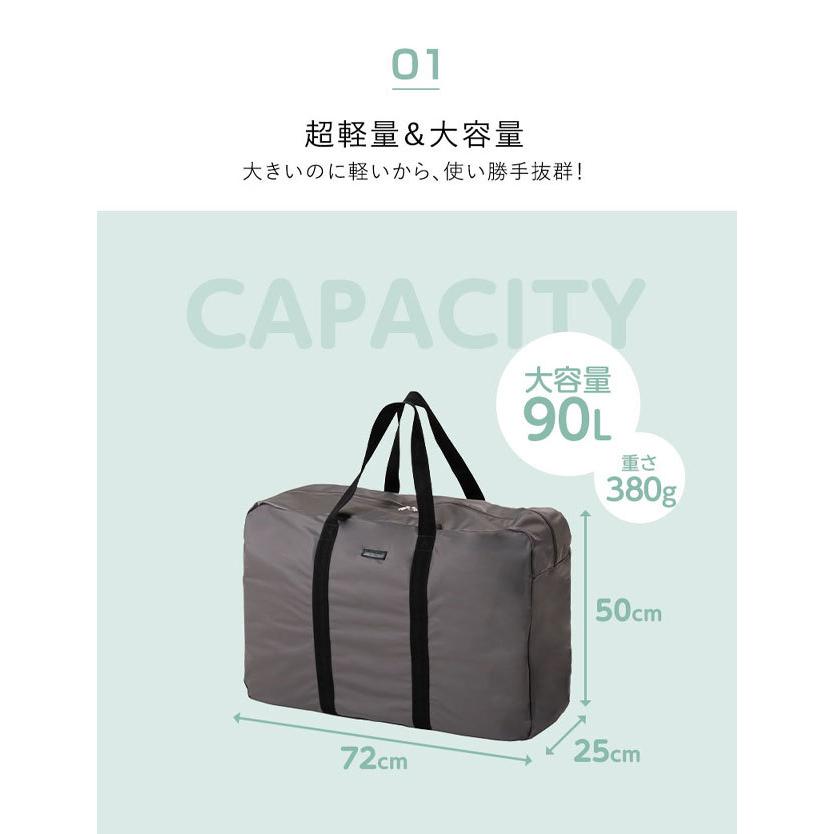 SweetMommy（スウィートマミー） ボストンバッグ 軽量 大容量 大型 強