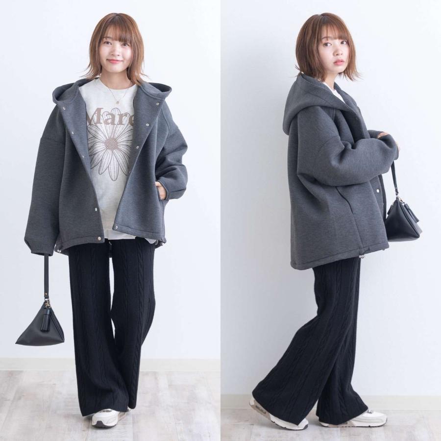 konny マタニティアウター グレー サイズF/L SweetMommy（スウィートマミー） マタニティ 服 パンツ ニット