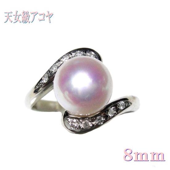 天女 あこやパール本真珠 ブローチ オーロラ 黒蝶 ゴールドパール本物8mm