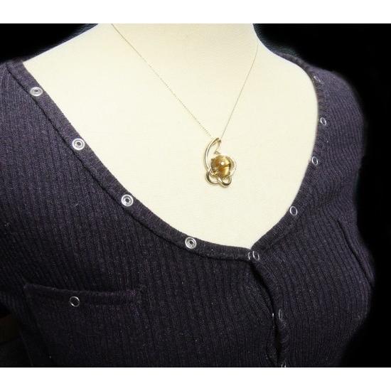 大振り 超大玉希少キャッツアイ K18YG 14.50ctUPルチルクォーツ