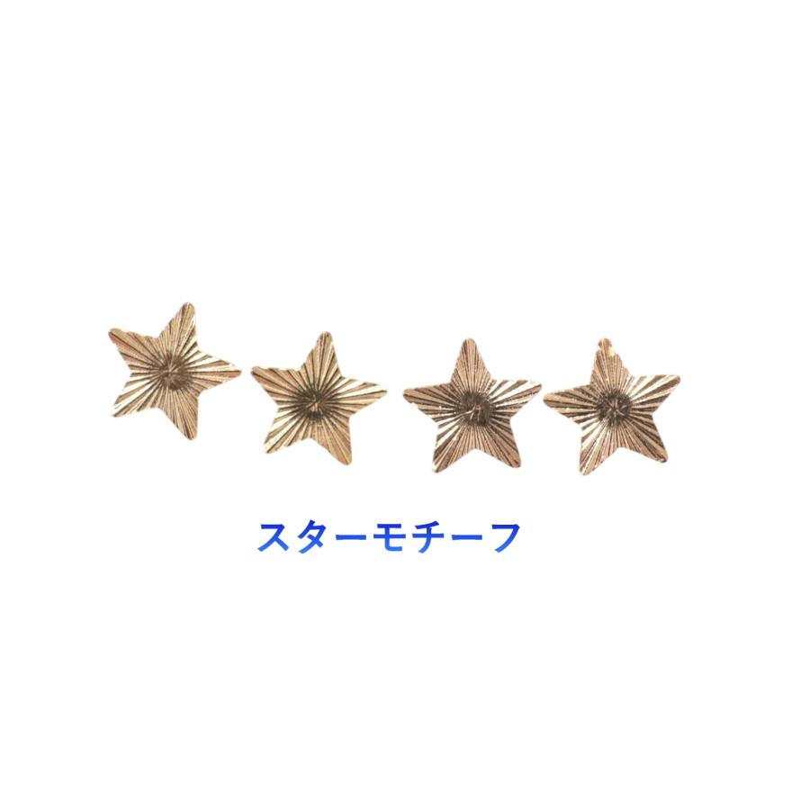 お試し価格】【4種】ギヨシェ彫り×プチシンプルモチーフ K18ピアス【地