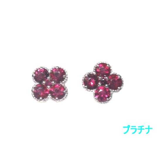 M【Rtav】特価品 ローズQトップ・ルビーピアス等 画像の4点 M様