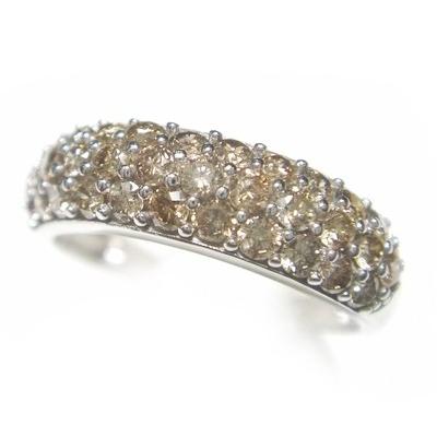 予約】【ランキング1位】1番売れているブラウン！豪華パヴェ計1.00ct  