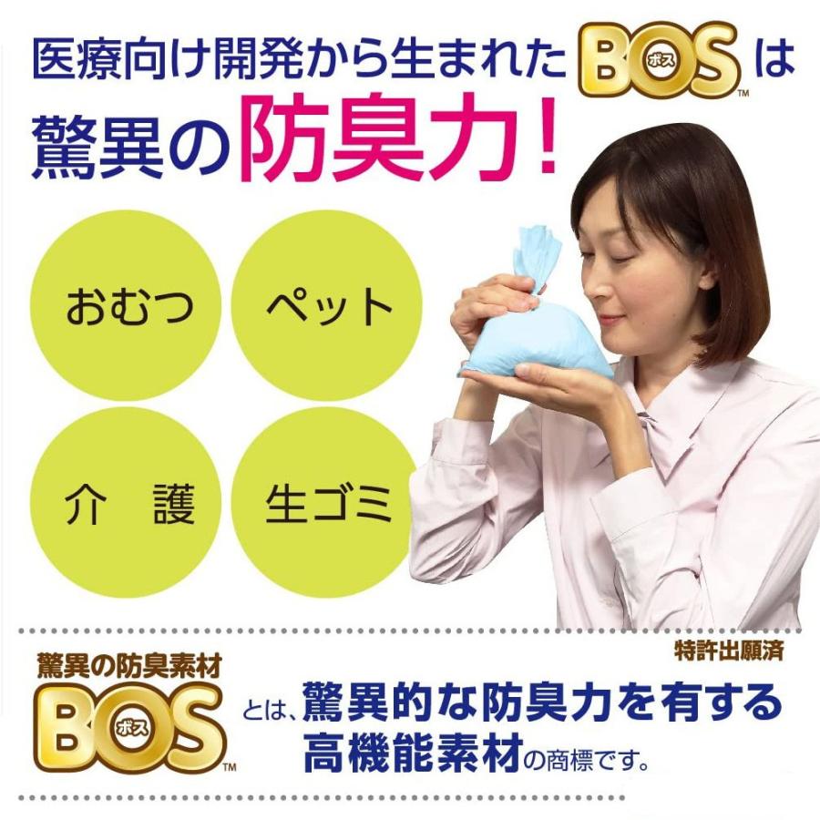 クリロン化成 うんちが臭わない袋 BOS ペット用 箱型Sサイズ 200枚入り｜sweet-pet｜03