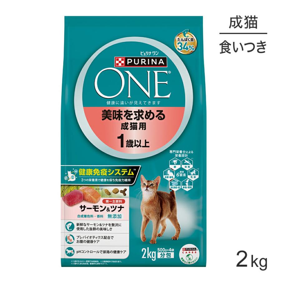 ネスレ ピュリナ ワン キャット 美味を求める成猫用 1歳以上 サーモン 