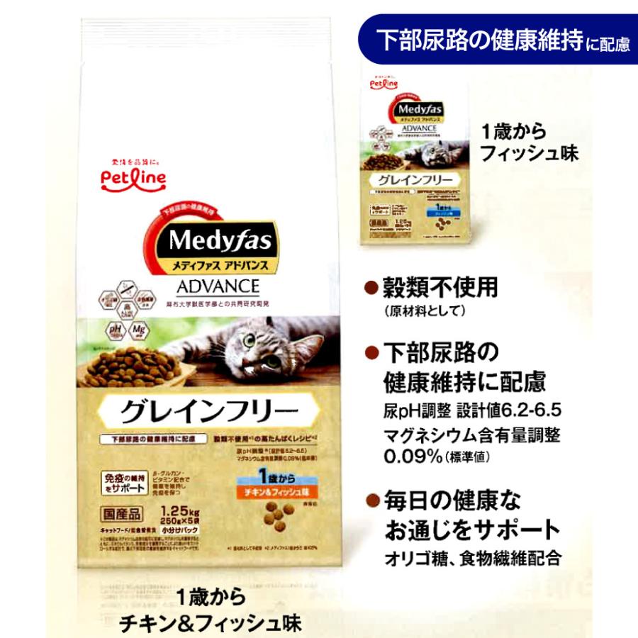 ペットライン メディファスアドバンス グレインフリー 1歳から チキン