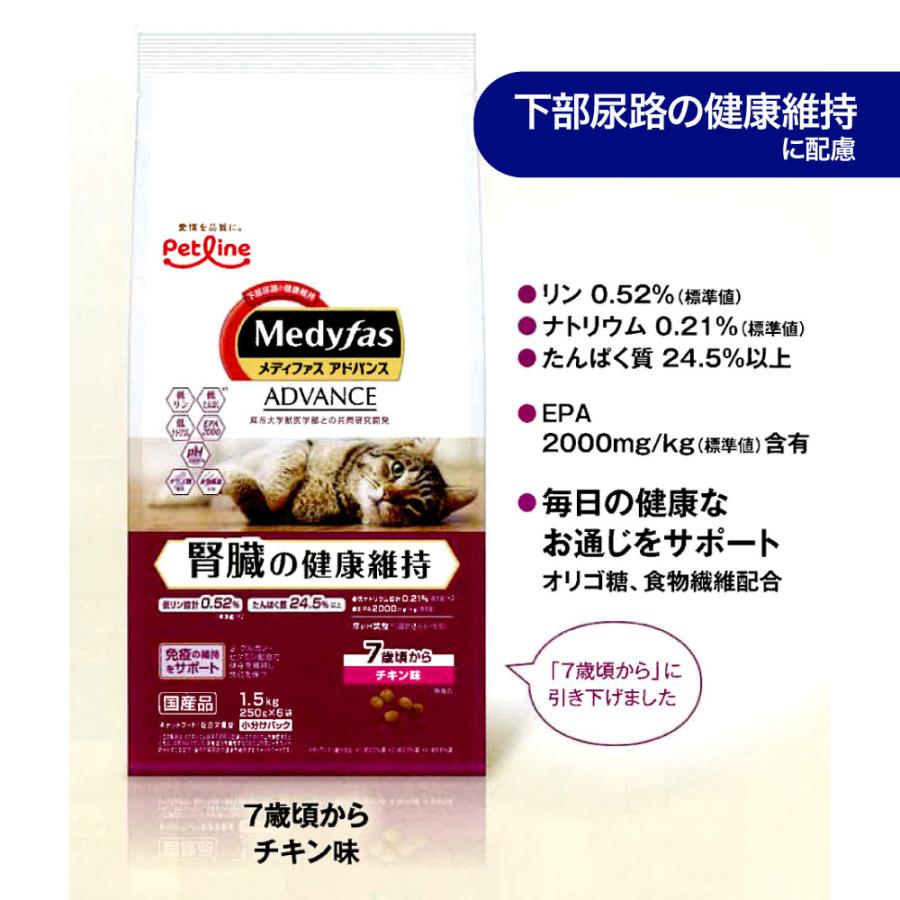 ペットライン メディファスアドバンス 腎臓の健康維持 7歳頃から