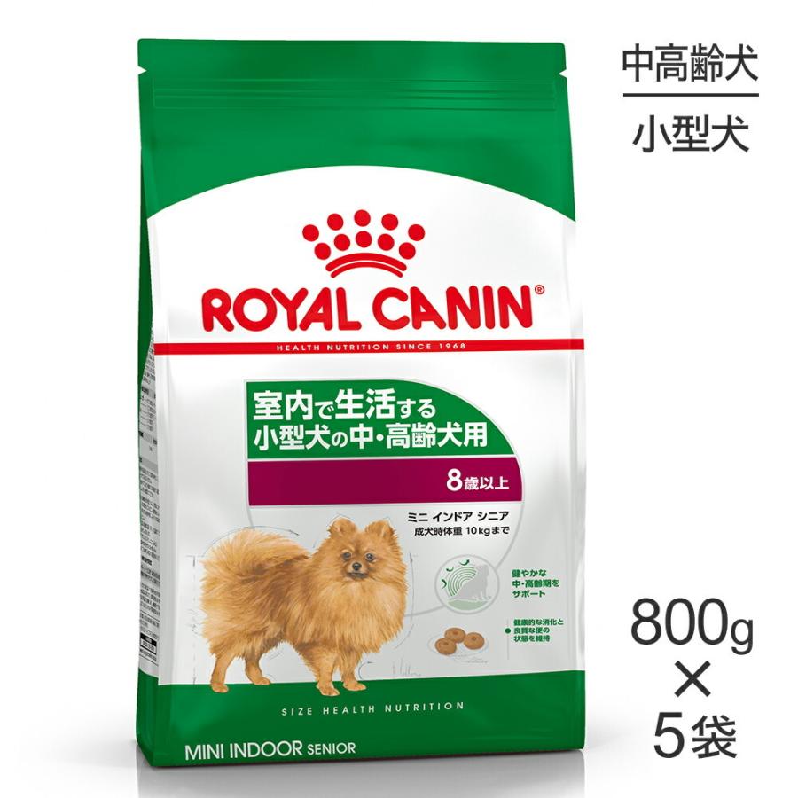 【800g×5袋】ロイヤルカナン ミニインドアシニア(犬・ドッグ) [正規品]｜sweet-pet