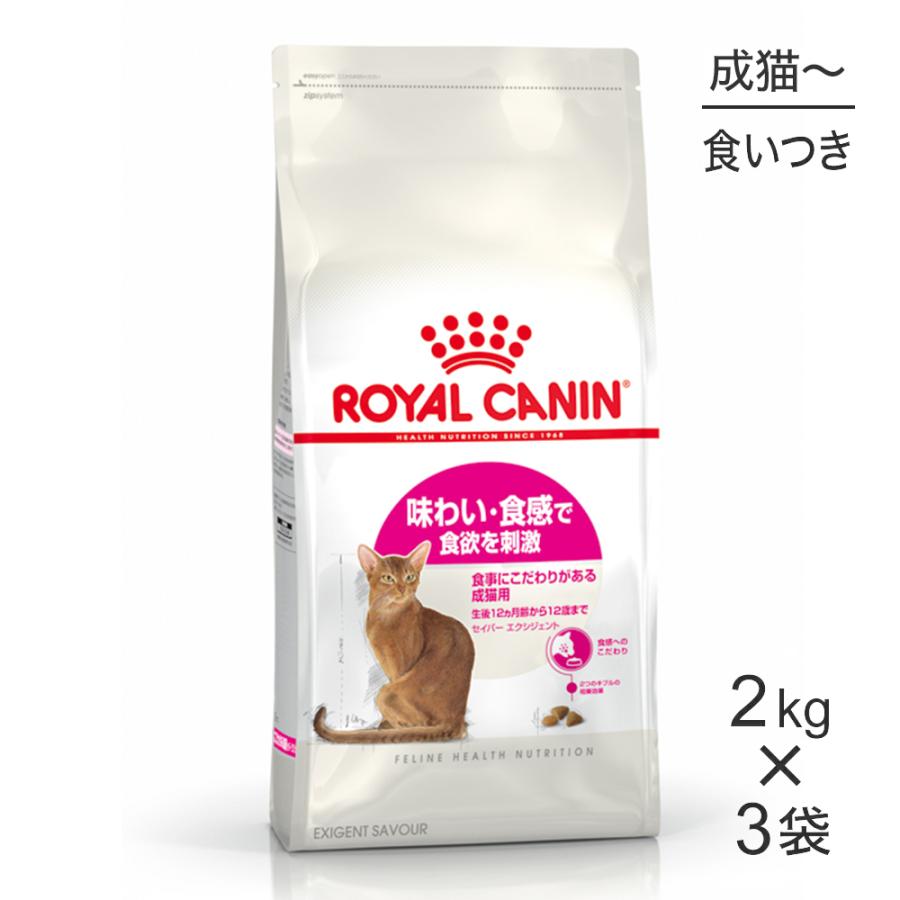 ロイヤルカナン　セイバーエクシジェント　他2kg✖️3 フィーライン ヘルス ニュートリション 【2kg×3袋】ロイヤルカナン FHN